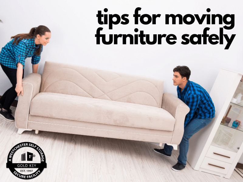 tips for moving furniture Somers Self Storage
