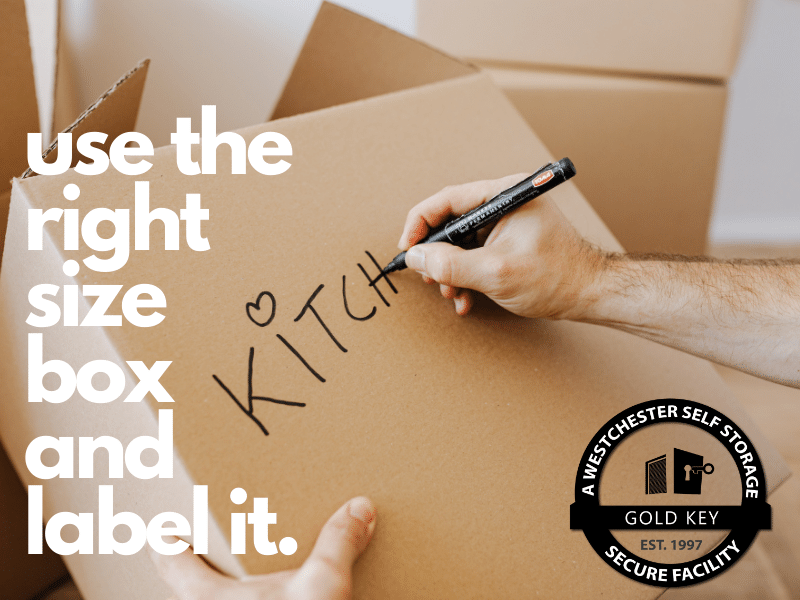 Storage Tips Somers Use The Right Sized Box